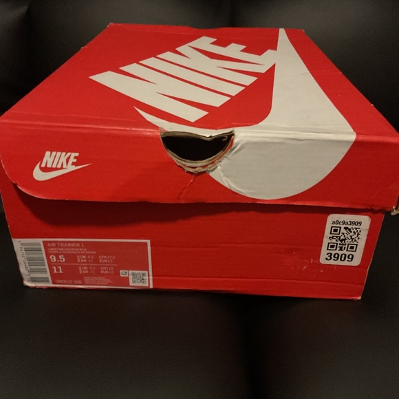 Nike Air Trainer 1 Bo Jackson Size 9.5 Limestone and Valerian Blue - Picture 8 of 8